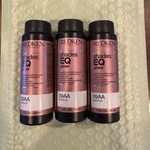 SALE! Redken Shades EQ Gloss 09AA Papaya - Rose-Copper Bottles (3 Pack)